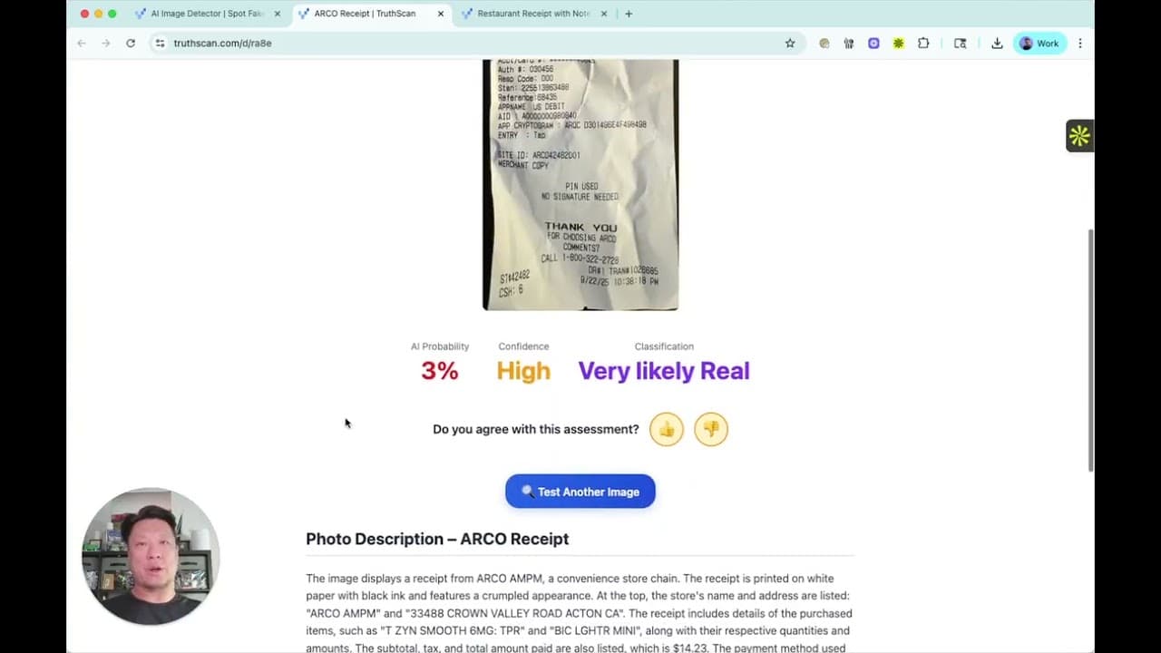 Demonstração do TruthScan