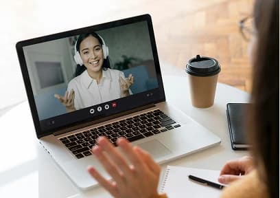 Entrevista de recrutamento corporativo por vídeo