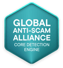 Global Anti-Scam Alliance Partnerschafts-Badge