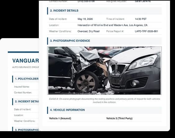 Insurance claims fraud example