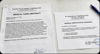 Eligibility photo used to qualify for treatment