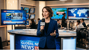 AI-generated news image example