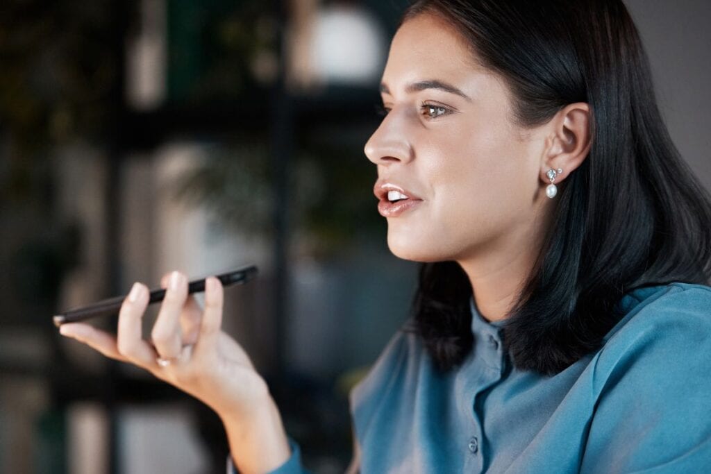 Appel téléphonique note vocale