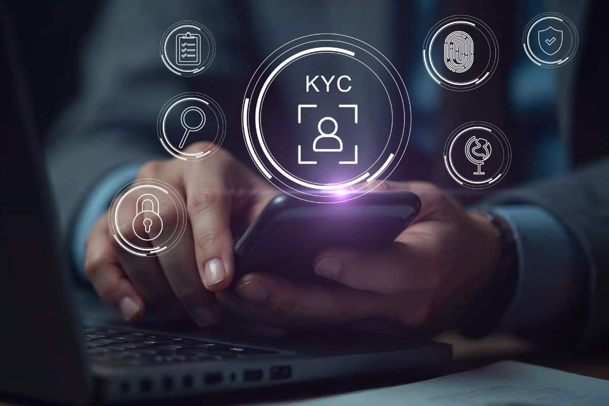 Kyc process on mobile device